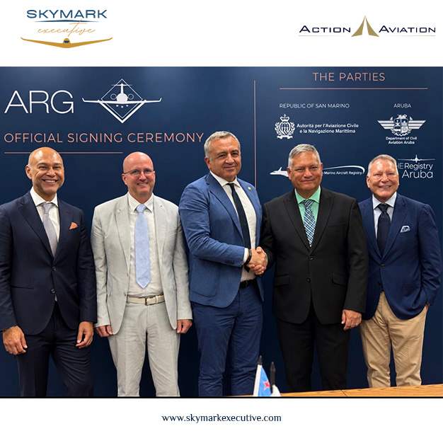 SkyMark Executive First Operator Approved Under San Marino–Aruba 83bis Agreement